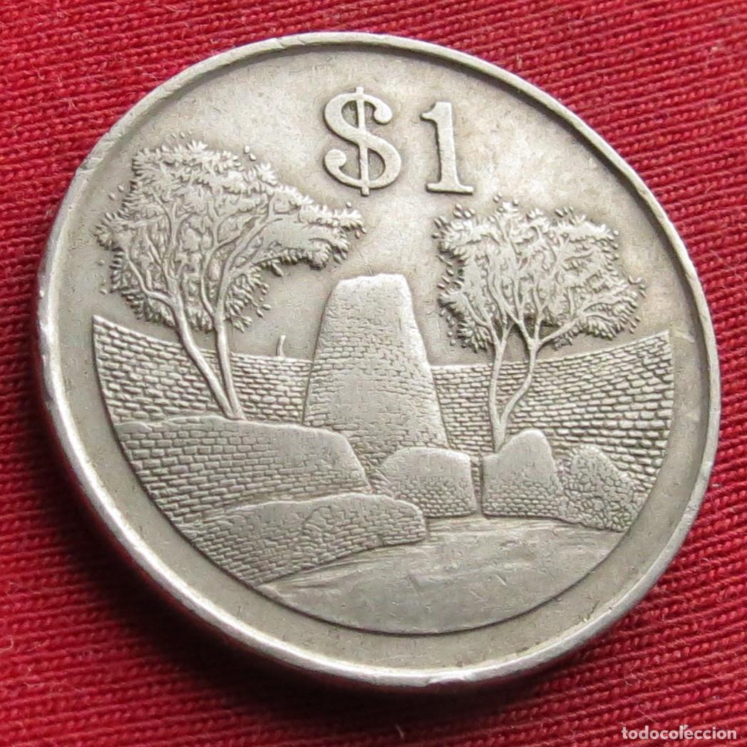 Monedas antiguas de &Aacute;frica: Zimbabwe 1 $ 1980 #1