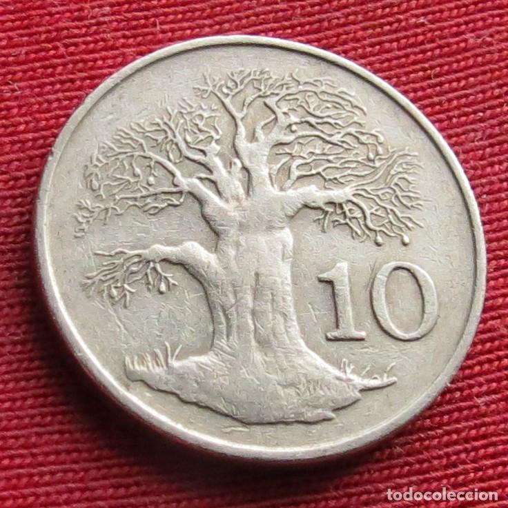 Monedas antiguas de &Aacute;frica: Zimbabwe 10 cents 1980 #1