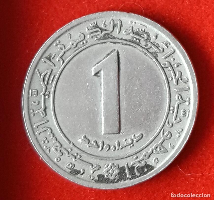 Monedas antiguas de &Aacute;frica: MONEDA DE ARGELIA 1972 - 1 DINAR - COBRE-N&Iacute;QUEL FAO