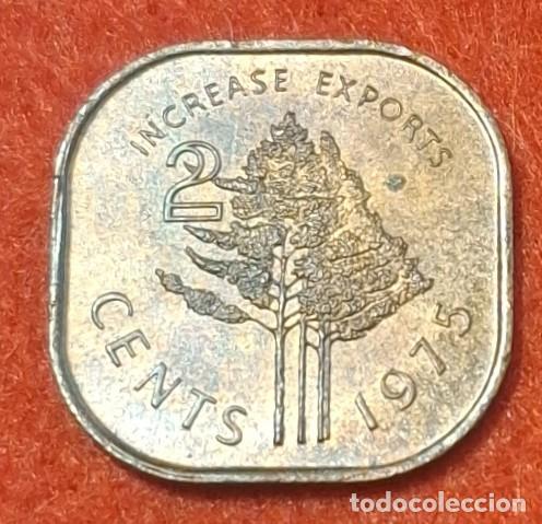 Monedas antiguas de &Aacute;frica: MONEDA DE SUAZILANDIA 1975 - 2 CENTAVOS - BRONCE FAO