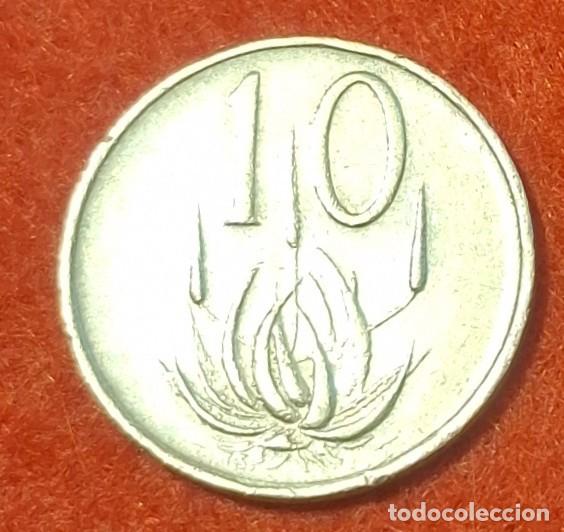 Monedas antiguas de &Aacute;frica: MONEDA DE SUD&Aacute;FRICA 1975 - 10 CENTS - N&Iacute;QUEL