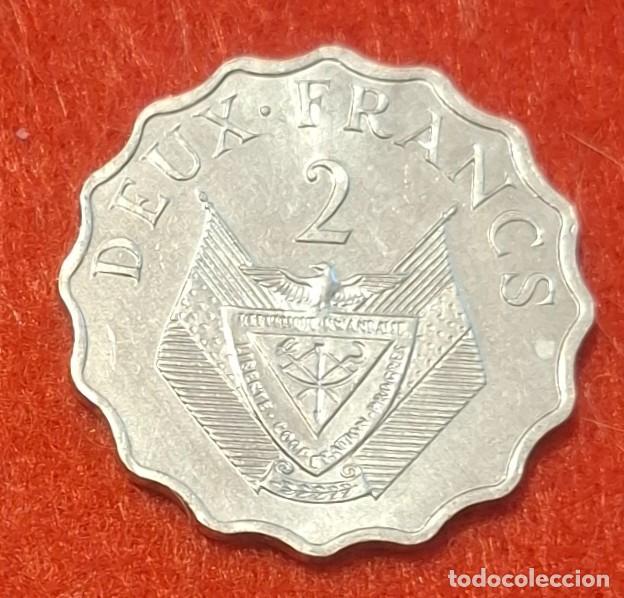 Monedas antiguas de &Aacute;frica: MONEDA DE RUANDA 1970 - 2 FRANCOS - ALUMINIO (2) FAO