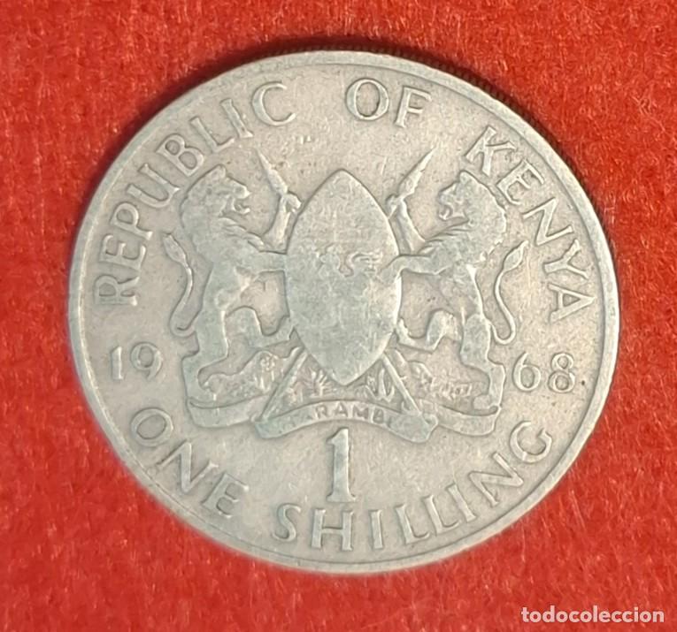 Monedas antiguas de &Aacute;frica: MONEDA DE KENIA 1968- 1 SHILLING - CUPRO-N&Iacute;QUEL
