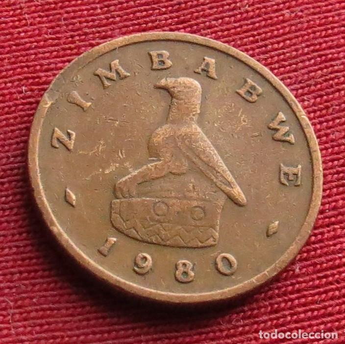 Monedas antiguas de &Aacute;frica: Zimbabwe 1 cent 1980 #1 - Foto 2