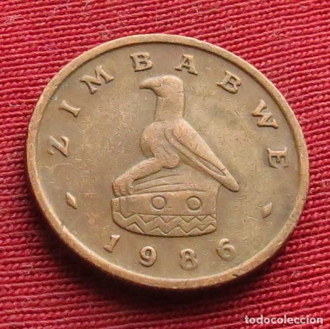 Monedas antiguas de &Aacute;frica: Zimbabwe 1 cent 1986 #1 - Foto 2