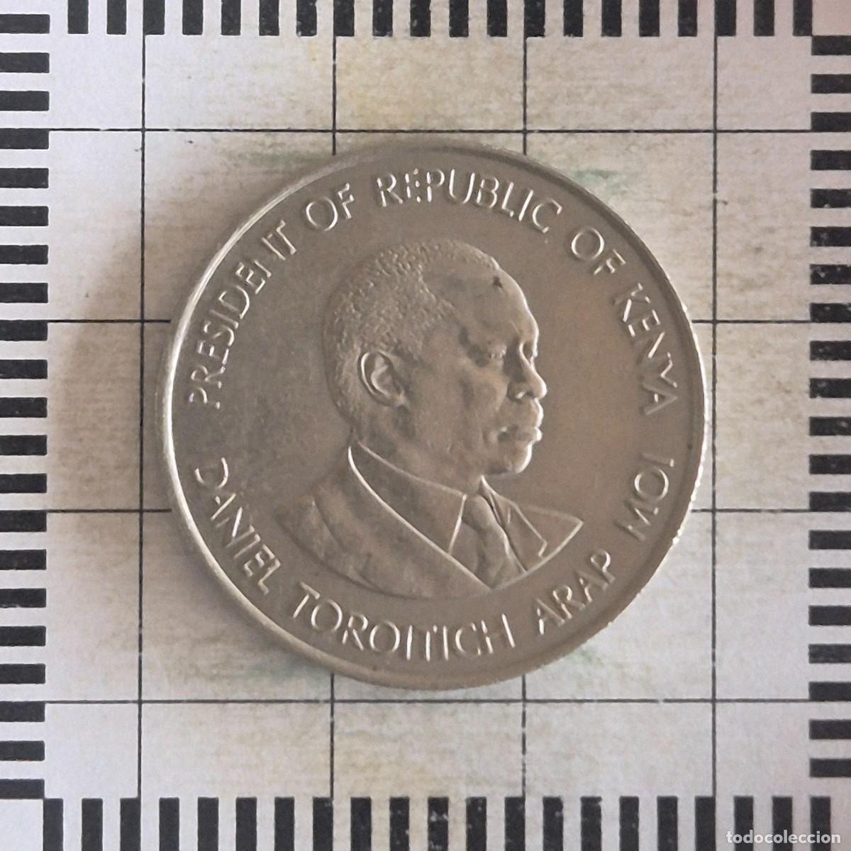 Monedas antiguas de &Aacute;frica: 1 SHILLING, KENIA. 1980. (KM#20).
