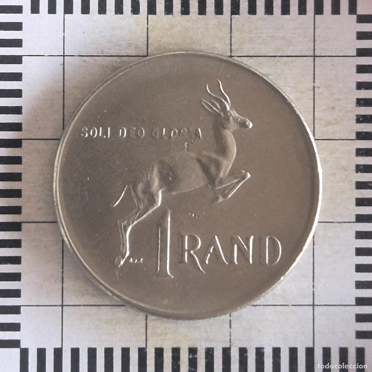 Monedas antiguas de &Aacute;frica: 1 RAND, SUD&Aacute;FRICA. 1977. (KM#88a).