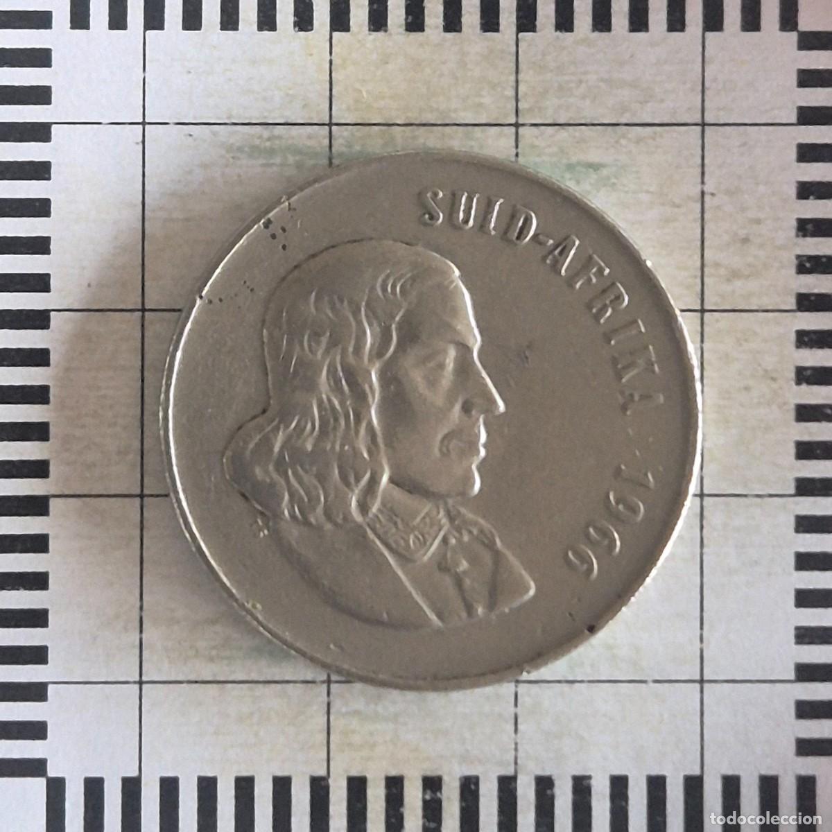 Monedas antiguas de &Aacute;frica: 50 CENTS, SUD&Aacute;FRICA. 1966. (KM#70.2).