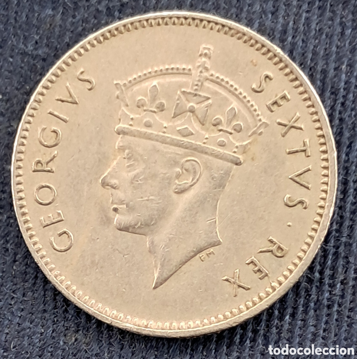 Monedas antiguas de &Aacute;frica: Moneda 50 centavos 1948 &Aacute;frica del Este