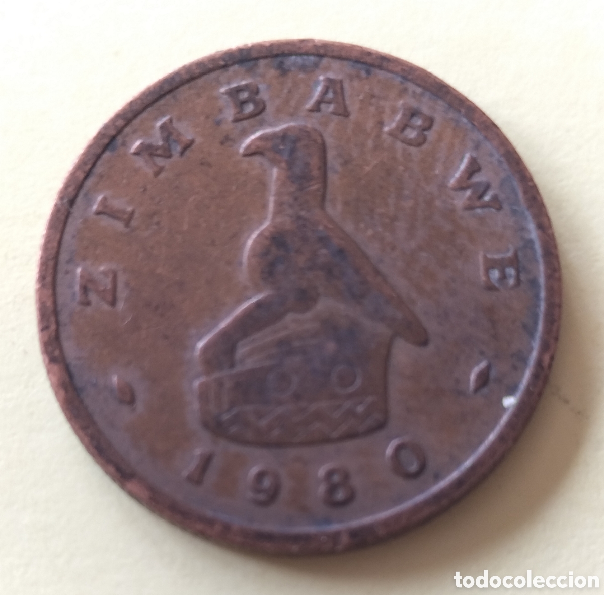 Monedas antiguas de &Aacute;frica: Moneda 1 centavo 1980 Zimbabwe