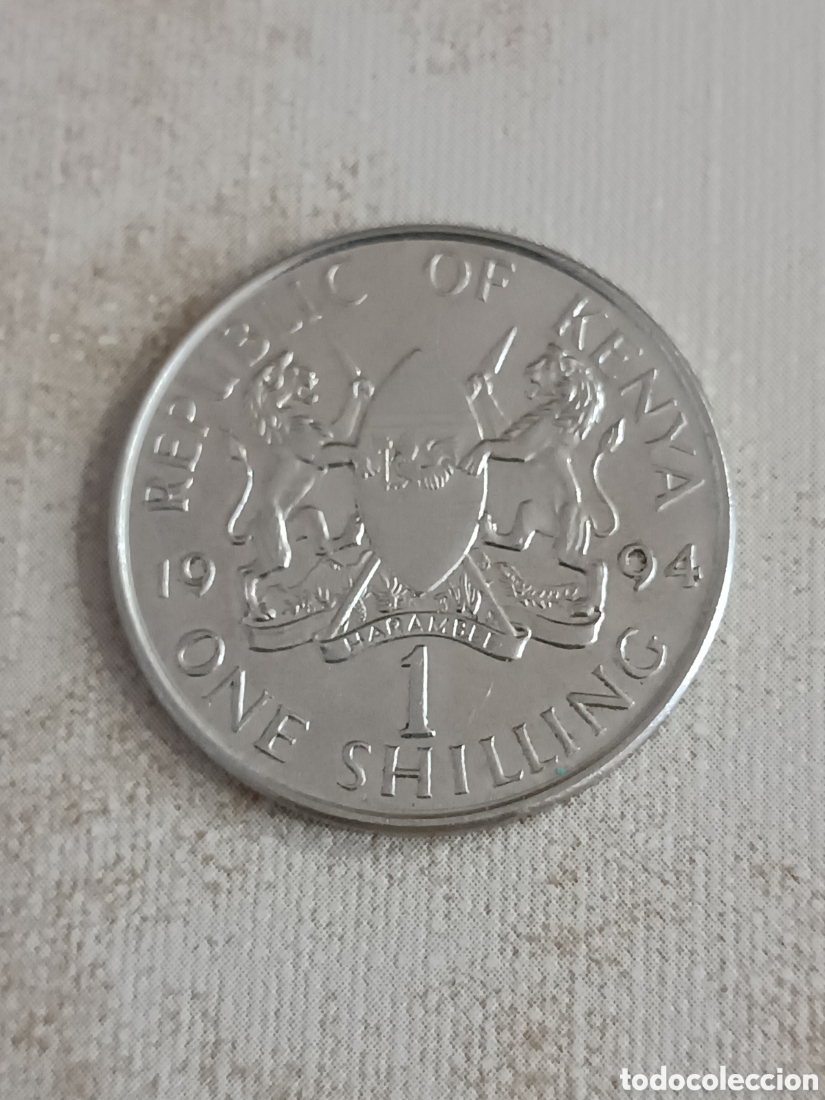 Monedas antiguas de &Aacute;frica: Moneda Kenya One Shilling