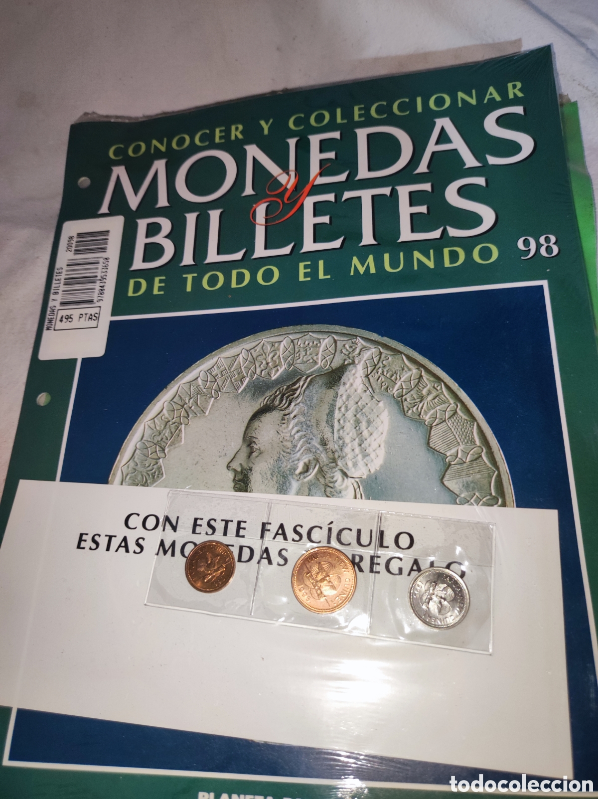 Monedas antiguas de &Aacute;frica: Monedas Pap&uacute;a Nueva Guinea - Monedas y billetes de todo el mundo - Planeta Deagostini - N&uacute;mero 98
