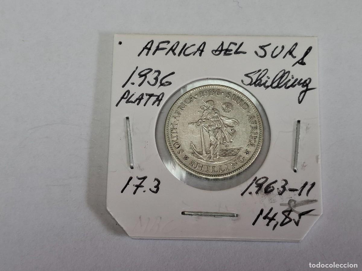 Monedas antiguas de &Aacute;frica: 1 SHILLING de PLATA de 1936 KM 17.3 AFRICA DEL SUR en MBC