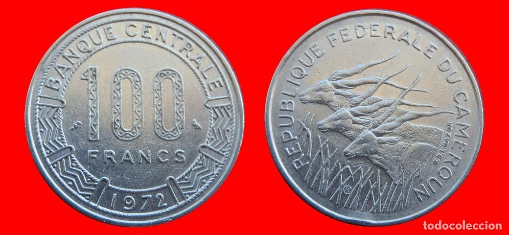 Monedas antiguas de &Aacute;frica: 100 FRANCOS 1972 CAMERUN-144668