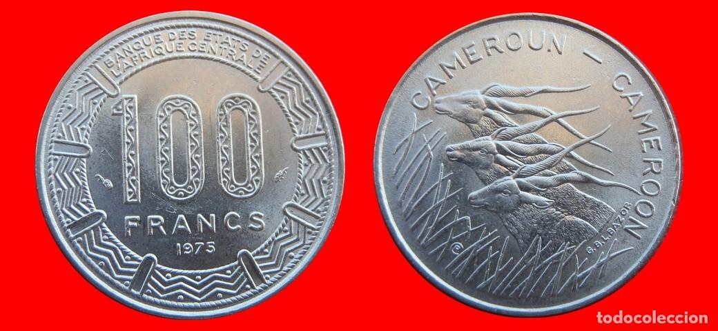 Monedas antiguas de &Aacute;frica: 100 FRANCOS 1975 CAMERUN-144669