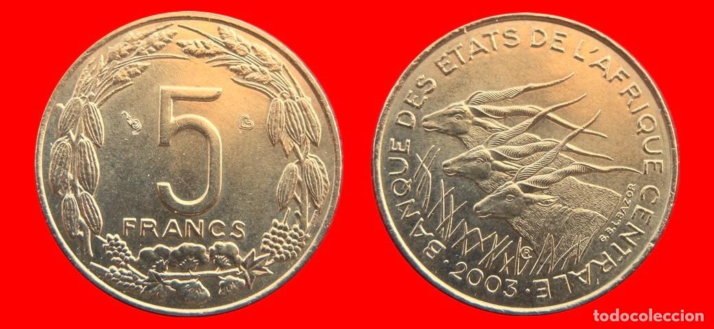 Monedas antiguas de &Aacute;frica: 5 FRANCOS 2003 ESTADOS AFRICA CENTRAL-144672
