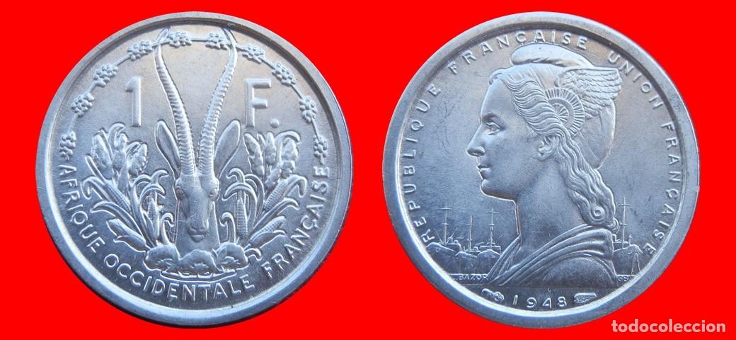 Monedas antiguas de &Aacute;frica: 1 FRANCO 1948 AFRICA OCCIDENTAL FRANCESA-144678