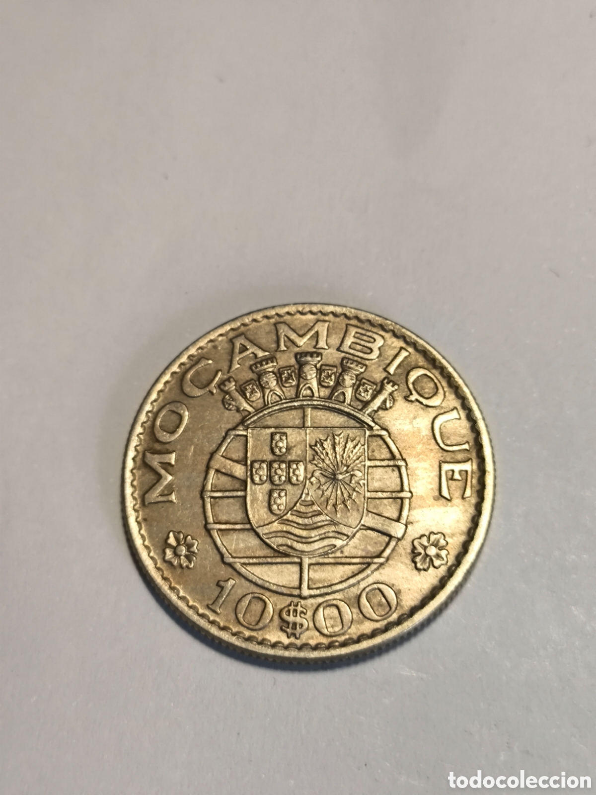 Monedas antiguas de &Aacute;frica: 10 Escudos Mozambique 1968