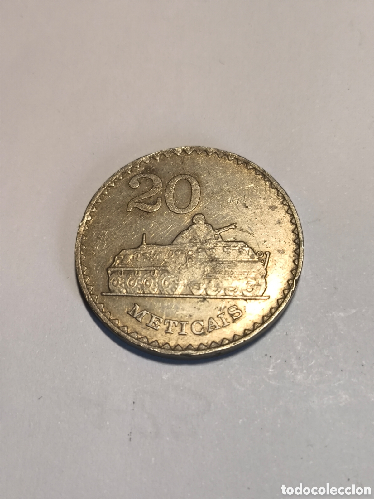 Monedas antiguas de &Aacute;frica: 20 Meticais Mozambique 1980