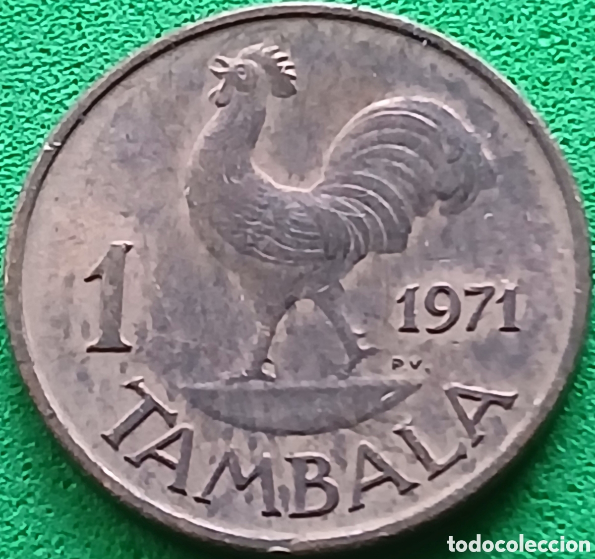Monedas antiguas de &Aacute;frica: Malawi 1 tambala 1971 km#7