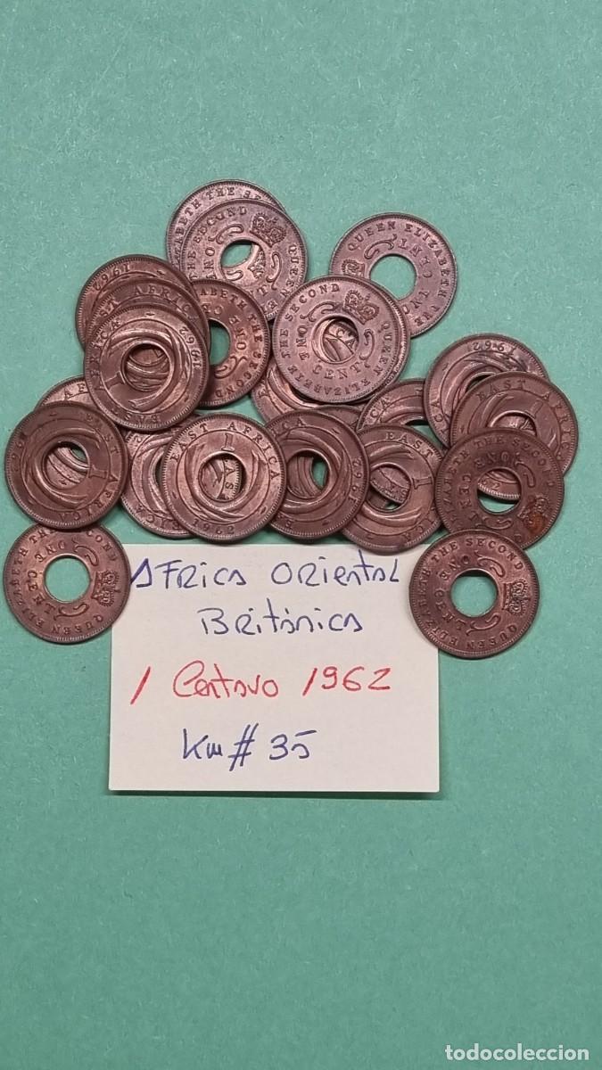 Monedas antiguas de &Aacute;frica: &Aacute;FRICA ORIENTAL BRIT&Aacute;NICA: MONEDA DE 1 CENTAVO 1962 - KM#35