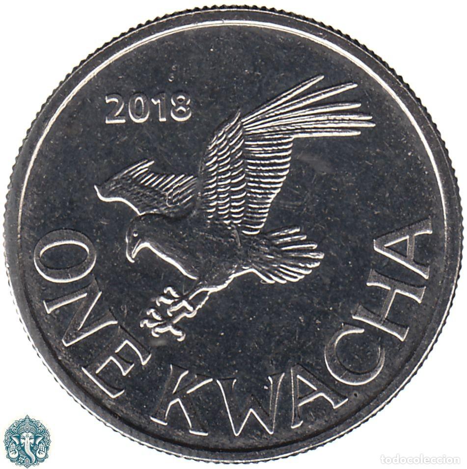 Monedas antiguas de &Aacute;frica: MALAUI 1 Kwacha 2018 &Aacute;guila KM#212 MALAWI