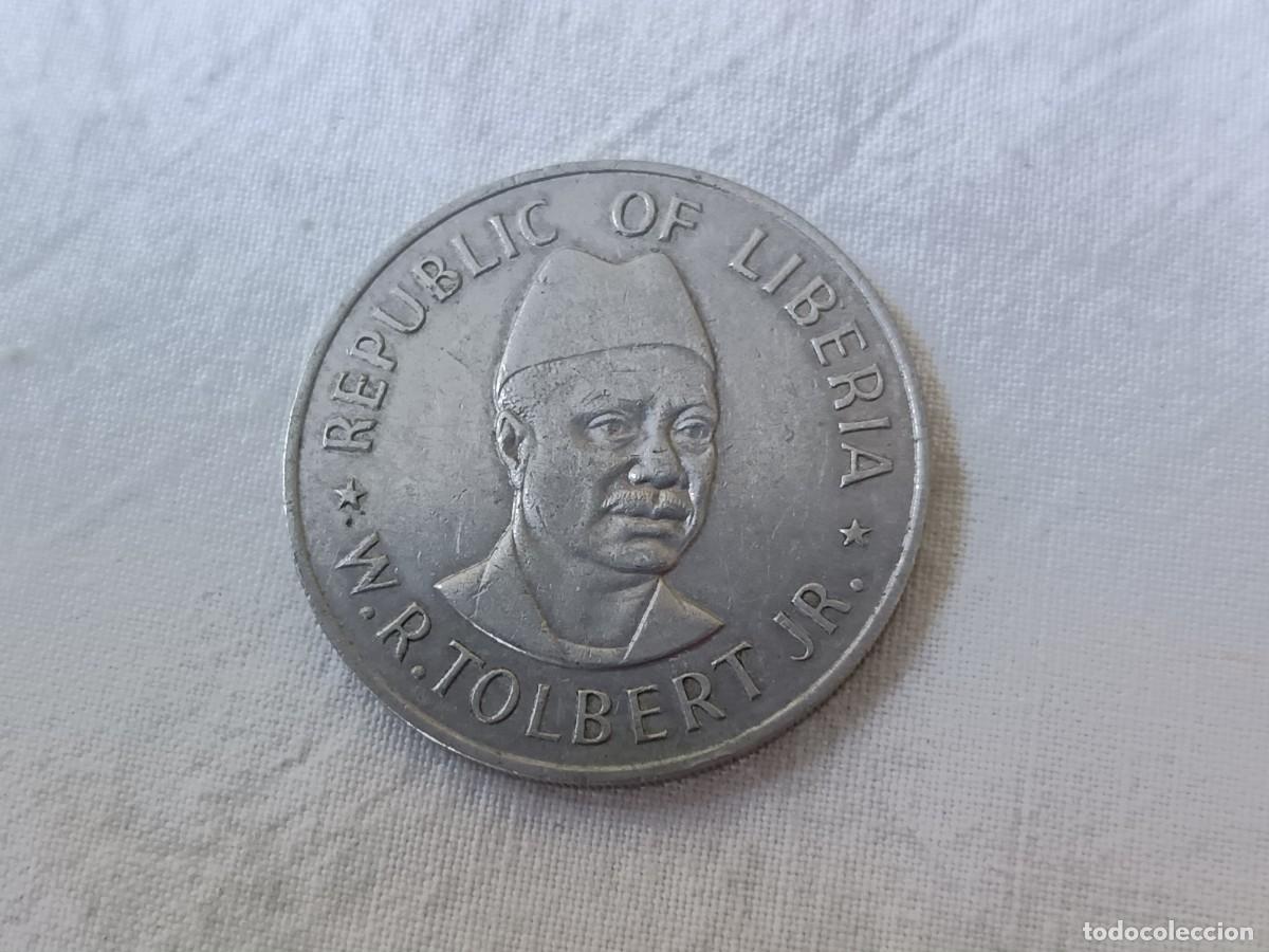 Monedas antiguas de &Aacute;frica: 1976, Antigua Moneda de Liberia, 1 Dollar