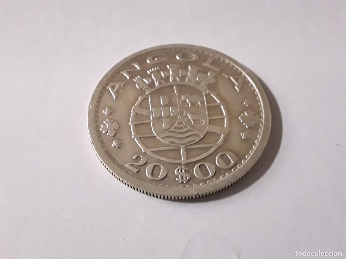 Monedas antiguas de &Aacute;frica: ANGOLA PORTUGUESA - 20 ESCUDOS DE PLATA A&Ntilde;O 1952.