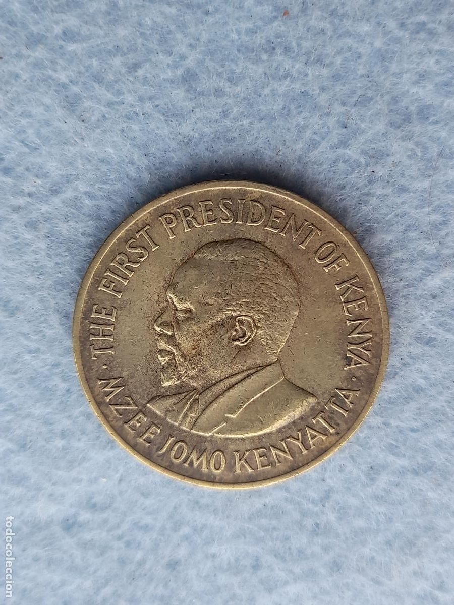 Monedas antiguas de &Aacute;frica: Kenya. 10 C&eacute;ntimos. A&ntilde;o 1973. - Foto 2