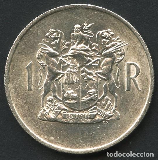 Monedas antiguas de &Aacute;frica: SUD&Aacute;FRICA, MONEDA DE PLATA, DOCTOR DONGES, VALOR: 1 RAND, 1969