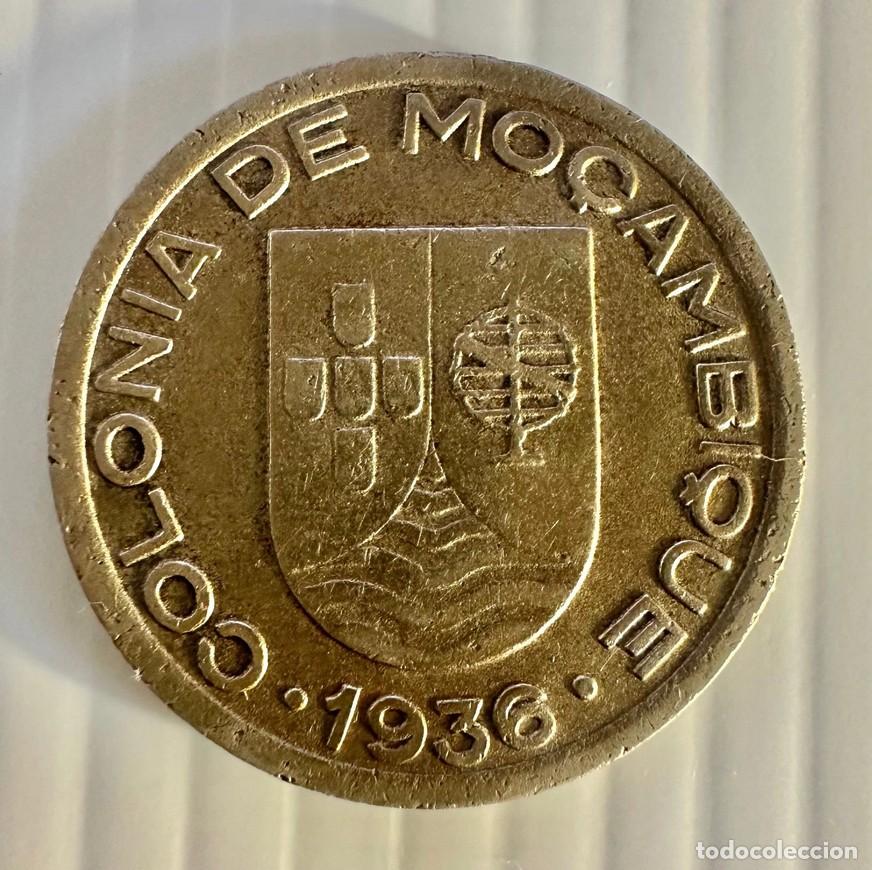 Monedas antiguas de &Aacute;frica: 50 Centavos 1936 - Mozambique Colony KM# 71 MBC+