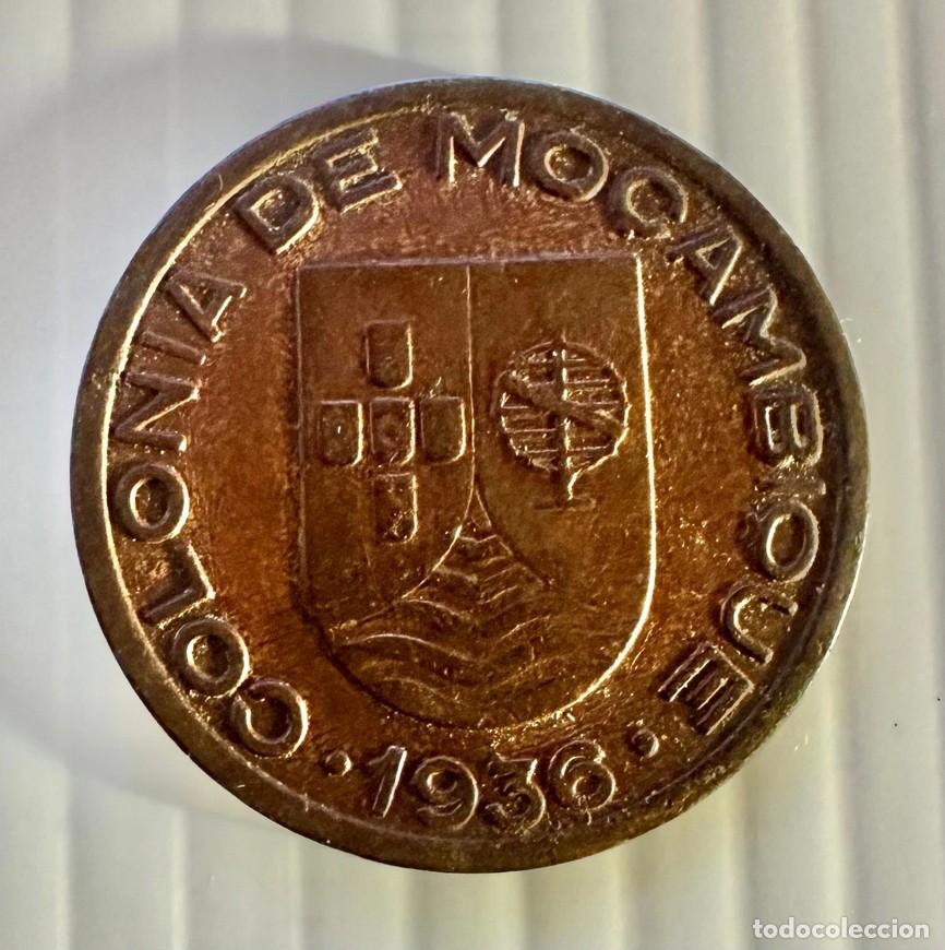 Monedas antiguas de &Aacute;frica: 10 Centavos 1936 - Mozambique (Portuguese Colony) Bronze KM# 67 MBC+