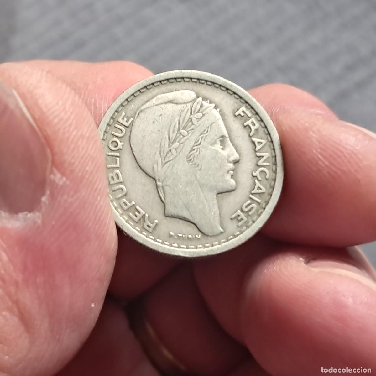 Monedas antiguas de &Aacute;frica: MONEDA DE ARGELIA 20 FRANCS 1949 Wing F, KM# 91.