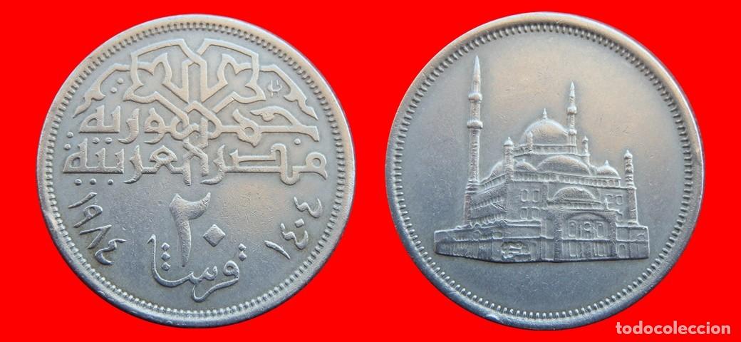 Monedas antiguas de &Aacute;frica: 20 PIASTRAS 1984 EGIPTO-144979