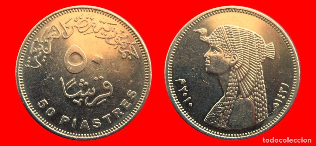 Monedas antiguas de &Aacute;frica: 50 PIASTRAS 2010 EGIPTO-144985
