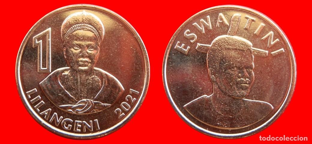 Monedas antiguas de &Aacute;frica: 1 LILANGENI 2021 SIN CIRCULAR SWAZILAND SUAZILANDIA ESWATINI-8693SC