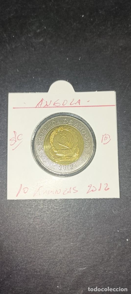 Monedas antiguas de &Aacute;frica: ANGOLA 10 KWANZAS 2012 S/C KM=110(BIMETALICA)