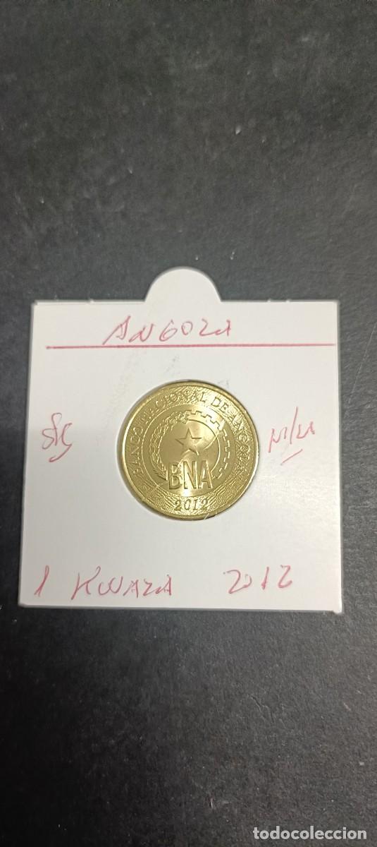 Monedas antiguas de &Aacute;frica: ANGOLA 1 KWANZA 2012 S/C KM=108(NIQUEL-LAT&Oacute;N)