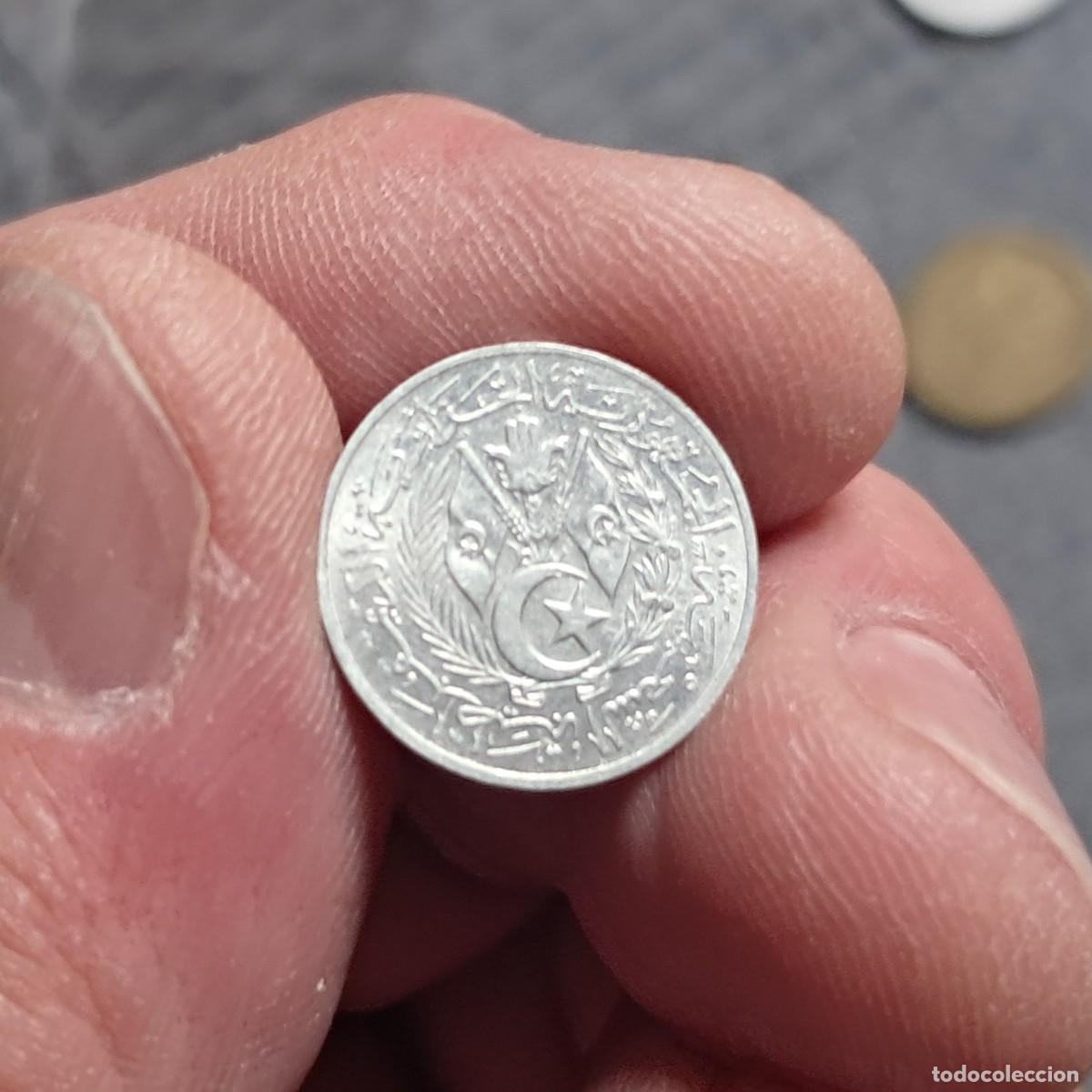 Monedas antiguas de &Aacute;frica: MONEDA DE ARGELIA 1 CENTIME 1383 (1964) ۱٣٨٣, VF, KM# 94.
