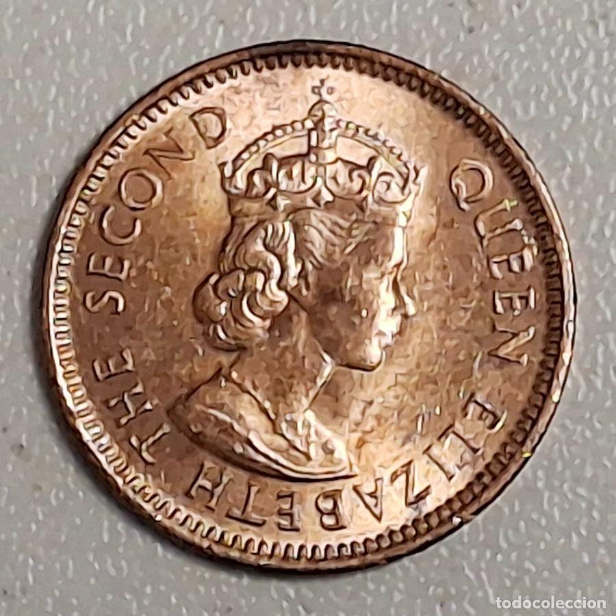 Monedas antiguas de &Aacute;frica: 1 centavo de Mauricio del a&ntilde;o 1962, Mauritius