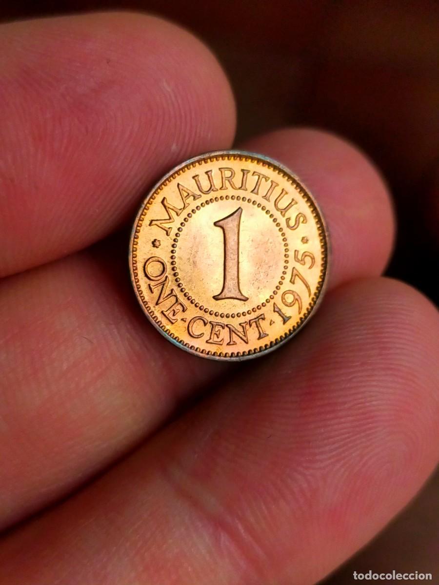 Monedas antiguas de &Aacute;frica: MONEDA DE 1 UN CENT CENTAVO CENTIMO MAURICIO MURITIUS 1975 EXCELENTE CONSERVACION