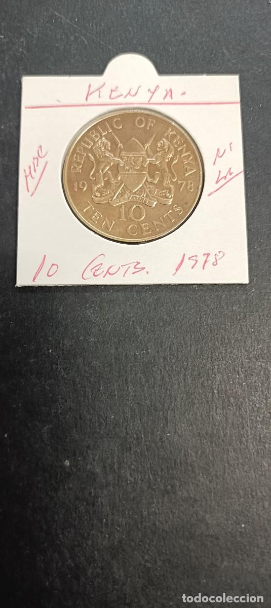 Monedas antiguas de &Aacute;frica: KENYA 10 CENTIMOS 1978 MBC KM=11 (NIQUEL-LAT&Oacute;N)