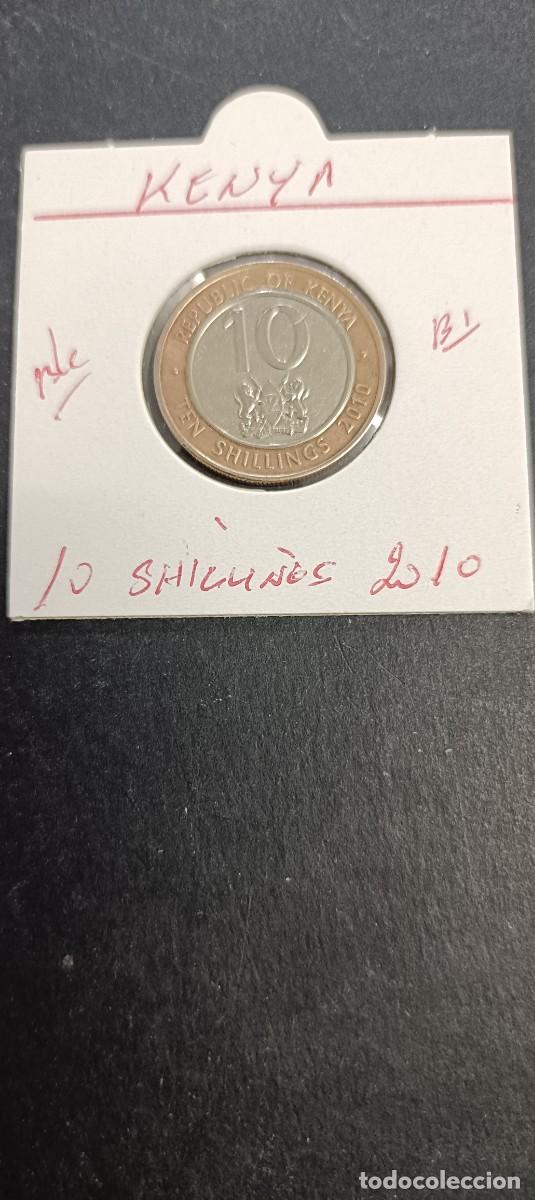 Monedas antiguas de &Aacute;frica: KENYA 10 SHILLINGS 2010 BC KM=37.2 (BIMETALICA)