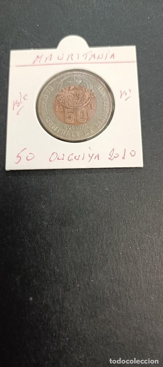 Monedas antiguas de &Aacute;frica: MAURITANIA 50 OUGUIYA 2010 BC KM=9 (BIMETALICA)