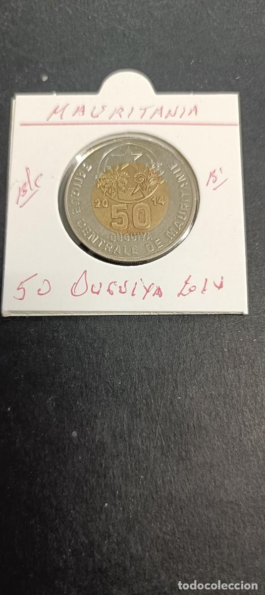 Monedas antiguas de &Aacute;frica: MAURITANIA 50 OUGUIYA 2014 BC KM=9 (BIMETALICA)