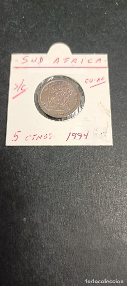 Monedas antiguas de &Aacute;frica: SUDAFRICA 5 CENTIMOS 1994 S/C KM=134 (COBRE-ACERO)BILINGUE