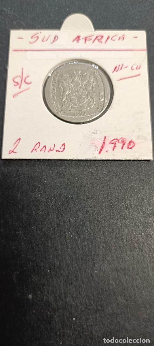 Monedas antiguas de &Aacute;frica: SUDAFRICA 2 RAND 1990 MBC KM=139 (CUPRONIQUEL)BILINGUE