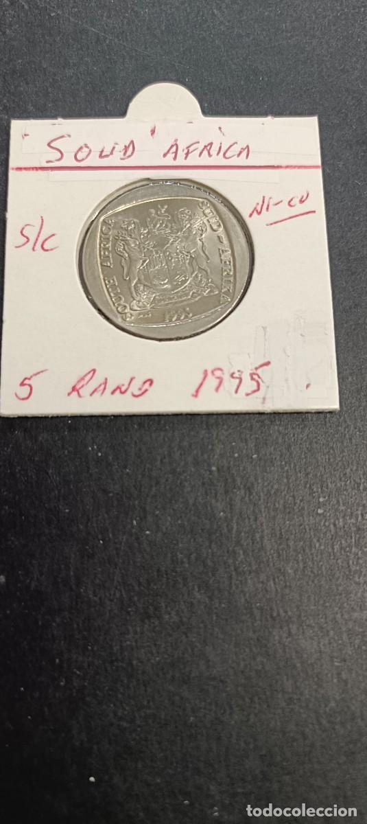 Monedas antiguas de &Aacute;frica: SUDAFRICA 5 RAND 1995 S/C KM=140 (CUPRONIQUEL)BILINGUE
