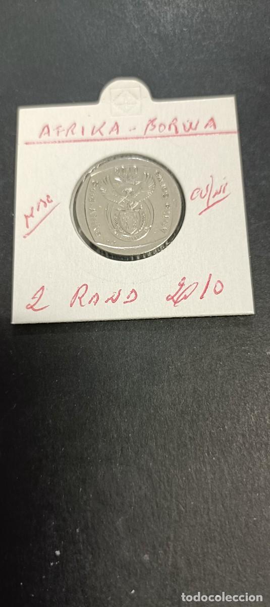 Monedas antiguas de &Aacute;frica: SUDAFRICA 2 RAND 2010 MBC KM=498 (CUPRONIQUEL)AFRIKA-BORWA