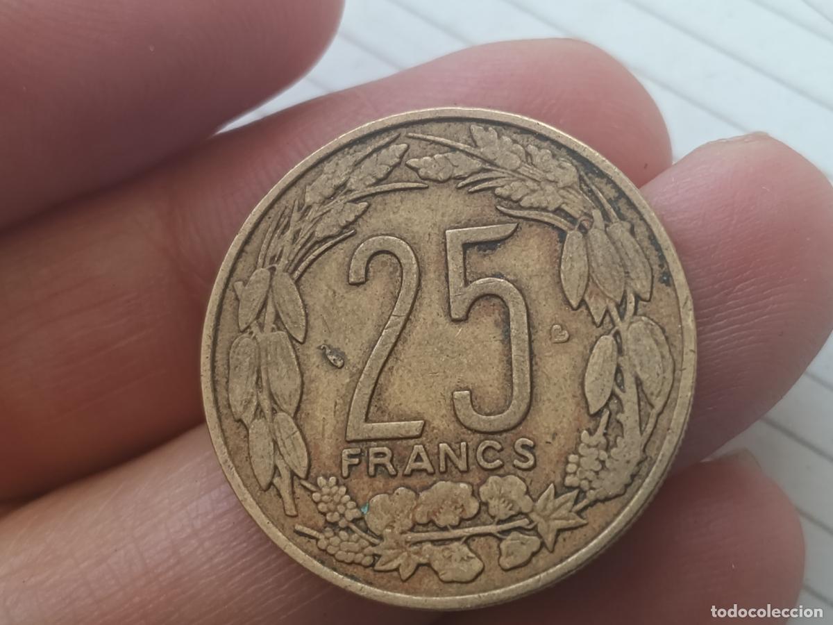 Monedas antiguas de &Aacute;frica: AFRICA CENTRAL 25 FRANCOS 2003